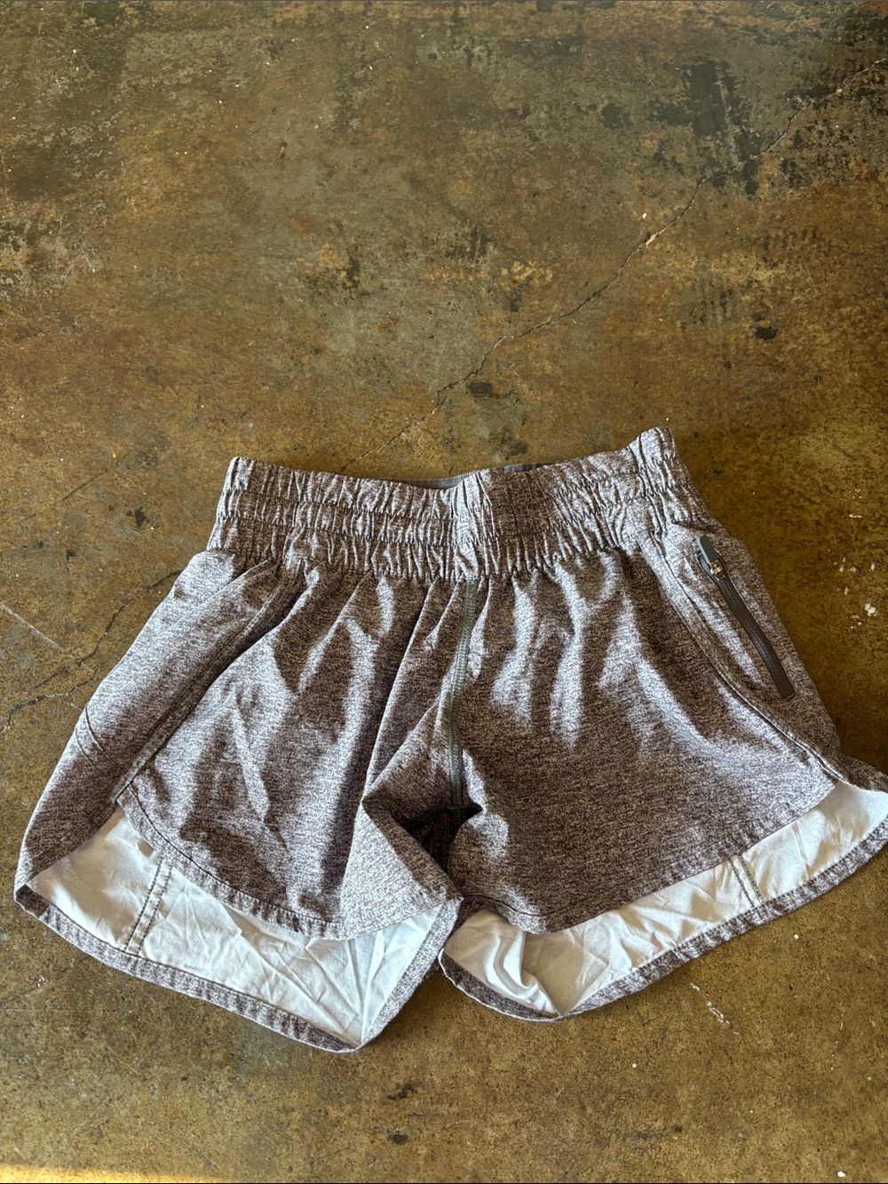 Lululemon Track That Gray Athletic Running Shorts